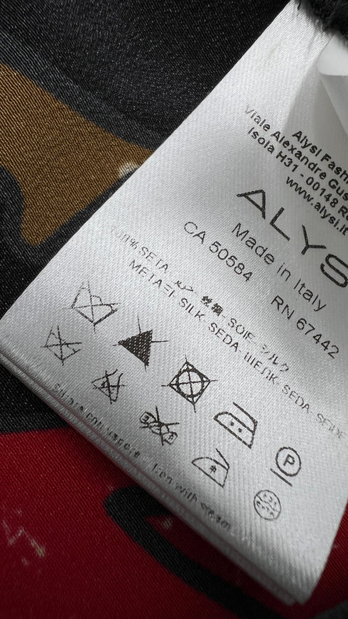 Abito corto maxi fiori