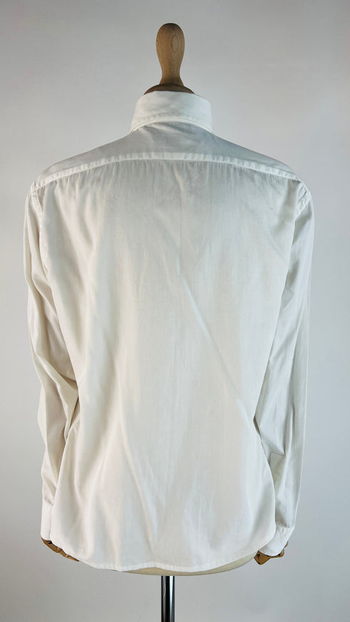 Camicia in cotone bianco