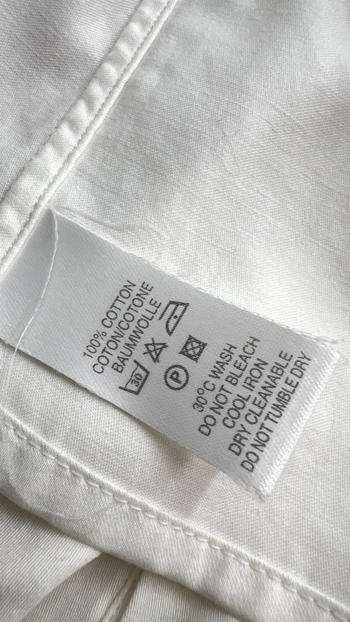 Camicia in cotone bianco