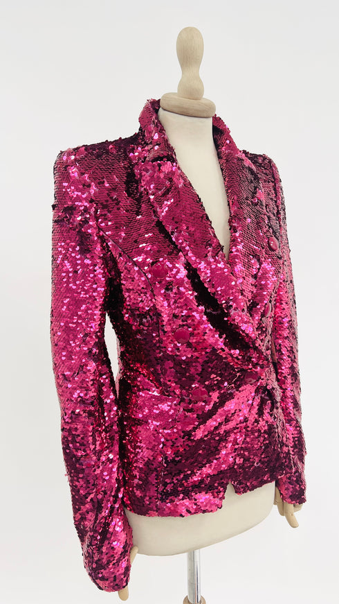 Blazer paillettato
