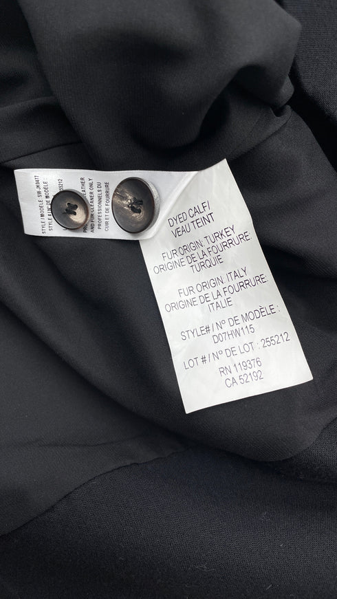 Blazer collo in cavallino