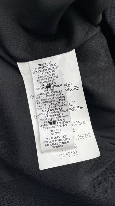 Blazer collo in cavallino