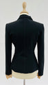 Blazer sfiancato nero