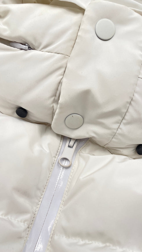 Piumino lungo bianco