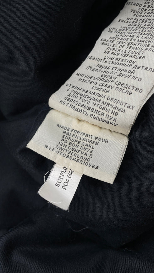 Parka imbottito effetto pelle