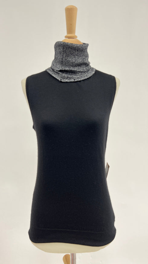 Smanicato collo lurex