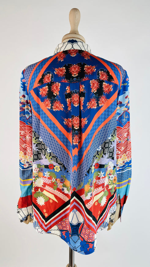 Camicia stampa multi-pattern