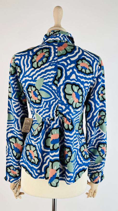 Camicia a fiori stampati