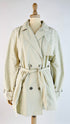 Trench corto beige