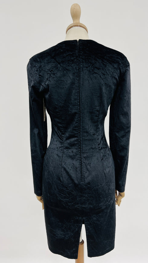 Mini dress in velluto