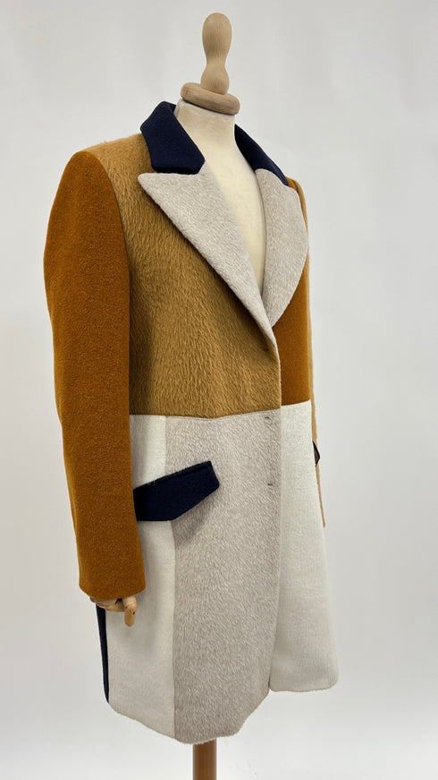 Cappotto colorblock