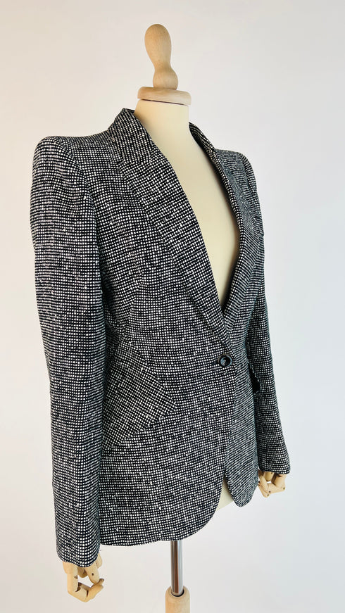 Blazer sfiancato a quadretti
