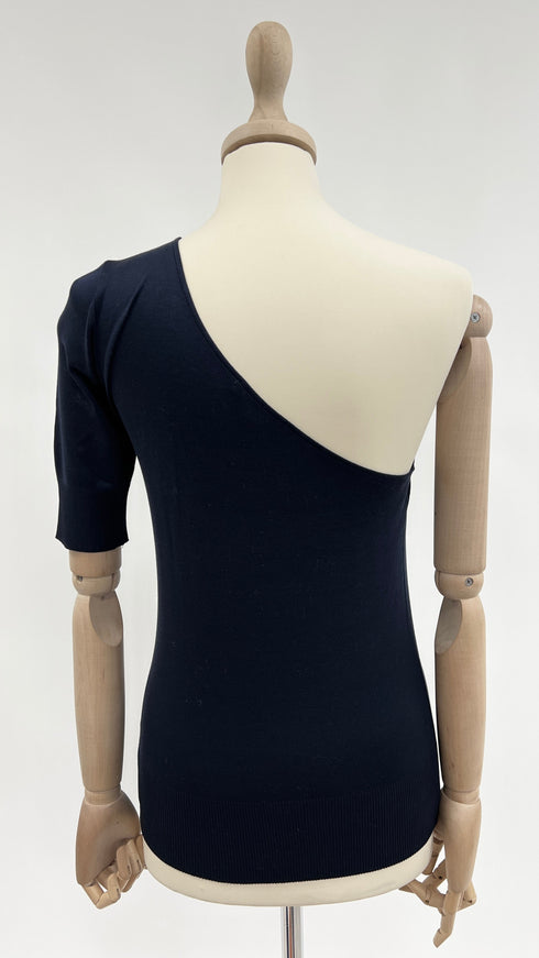 Monospalla in cotone blu