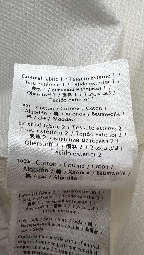 Camicia bianca in cotone-seta