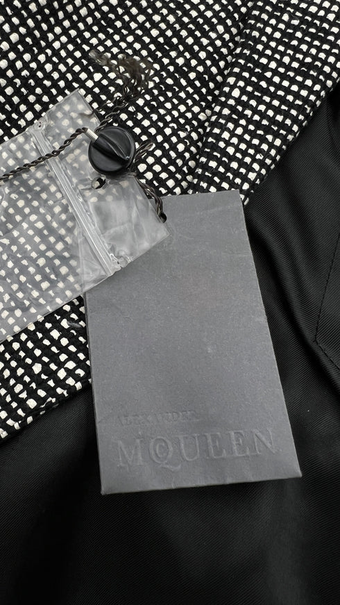 Blazer sfiancato a quadretti