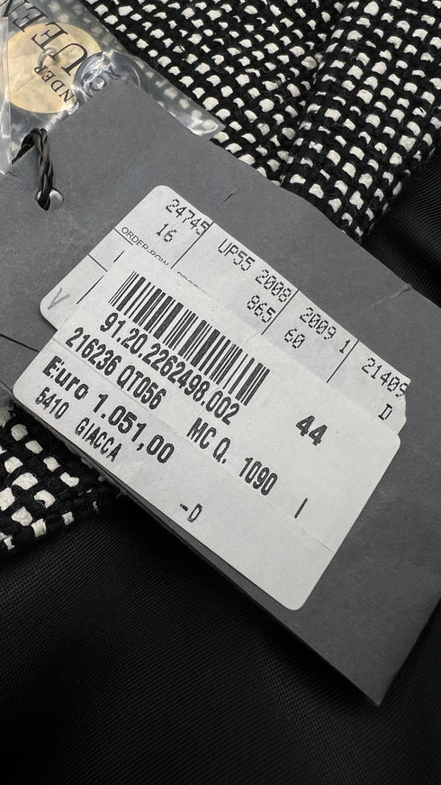 Blazer sfiancato a quadretti