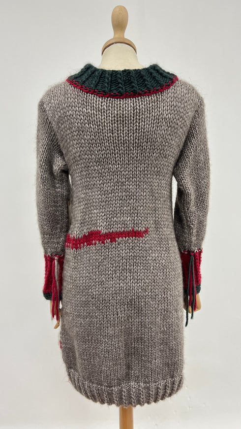 Abito corto in maglia