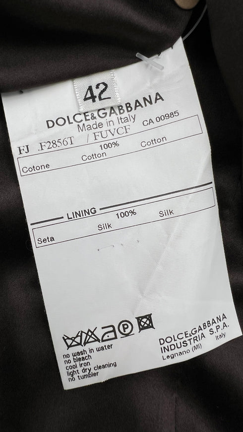 Blazer in velluto marrone