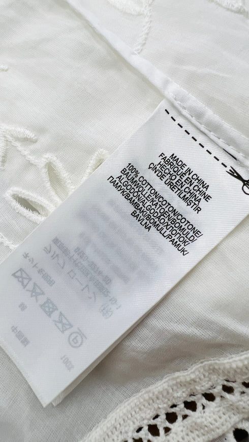 Cardigan in pizzo Sangallo