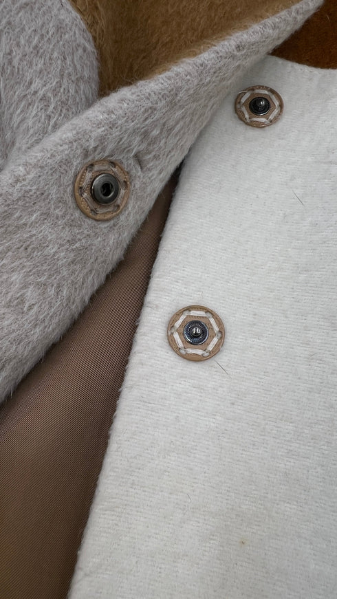 Cappotto colorblock