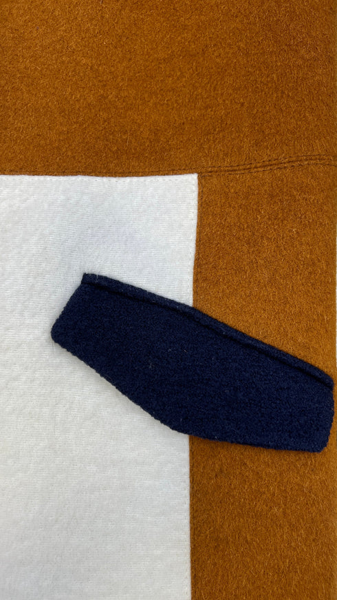 Cappotto colorblock