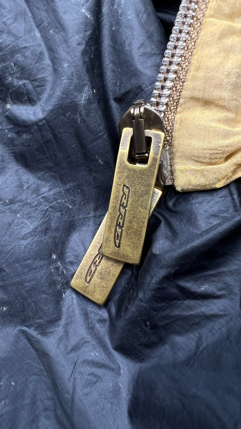 Giacca a vento dorata