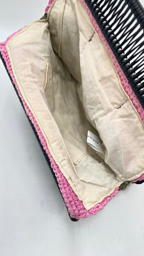 Borsa crochet a fiori