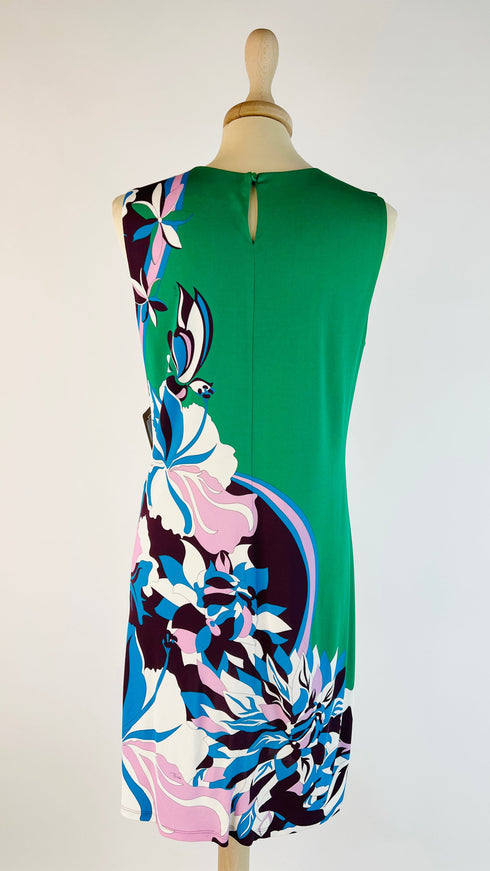 Abito corto in jersey stampato