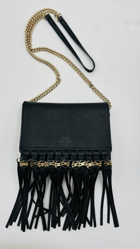 Borsa a tracolla con frange