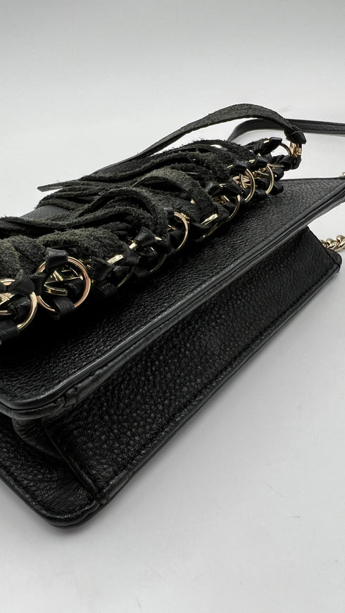 Borsa a tracolla con frange