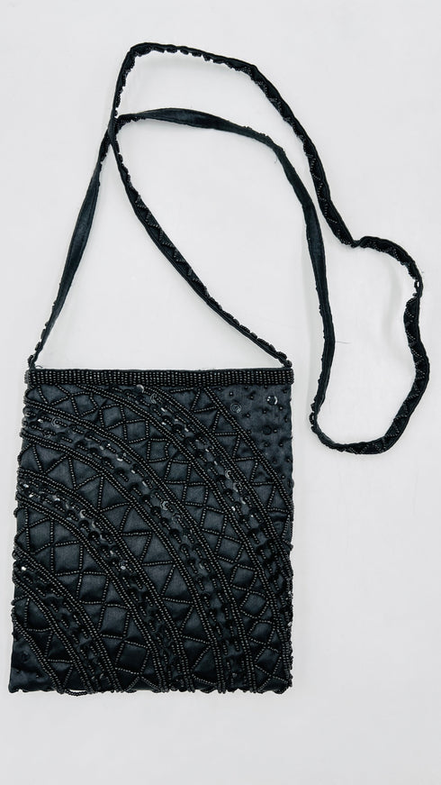 Borsa perline e paillettes