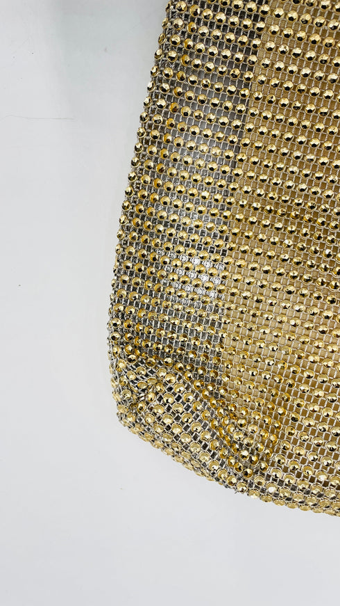 Borsa in strass dorati