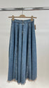 Gonna lunga in denim