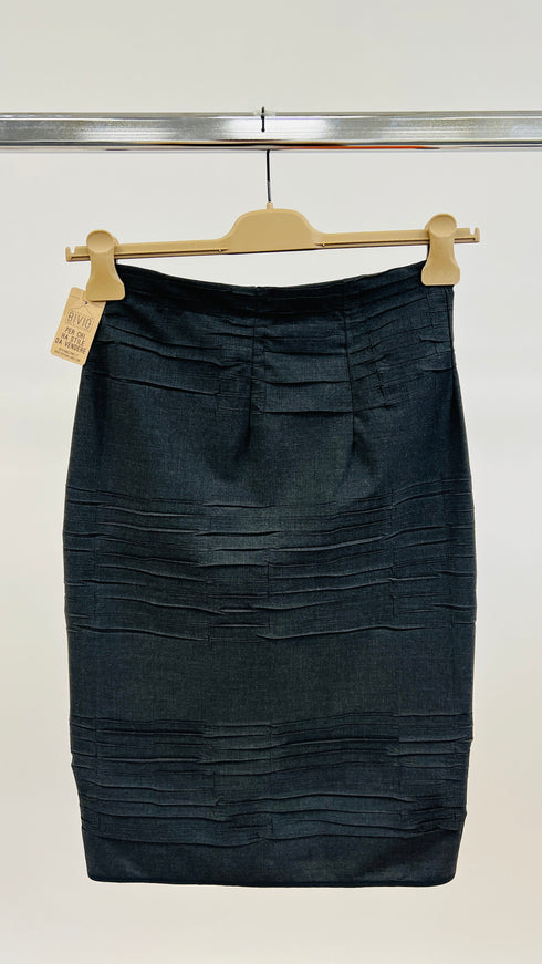 Gonna tubino effetto stropicciato