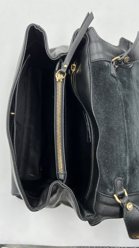 Borsa nera color-block