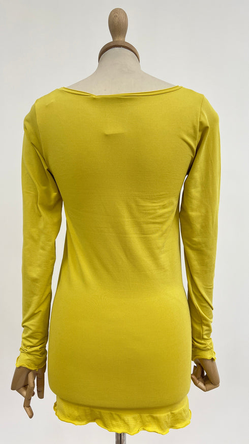 Longsleeve motivo goffrato