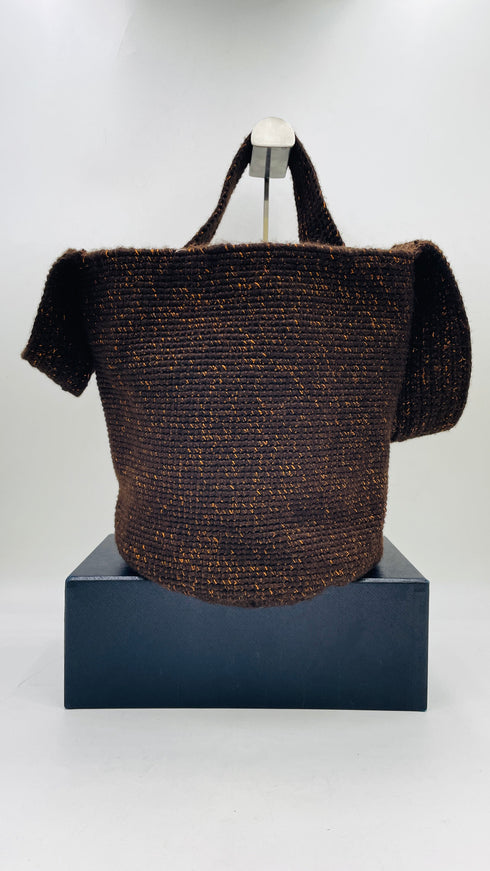 Borsa in maglia lurex