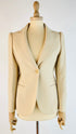Blazer beige in lana
