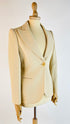 Blazer beige in lana