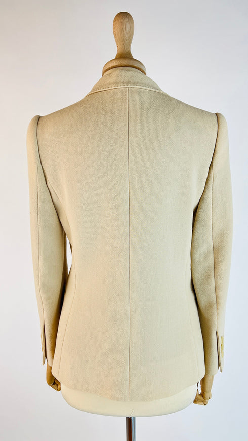 Blazer beige in lana