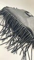 Borsa a spalla con frange