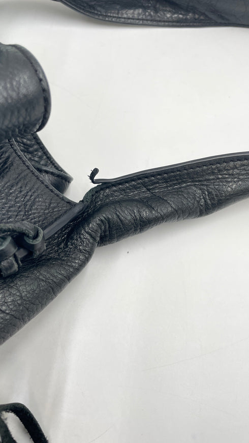 Borsa a spalla con frange