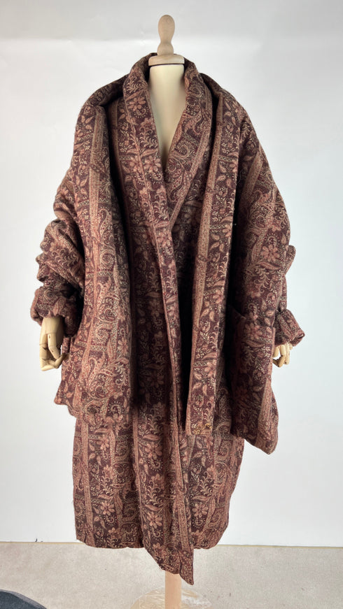 Soprabito vintage con maxi stola