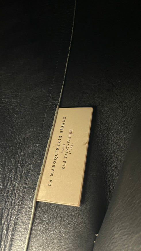 Borsa a secchiello in pelle