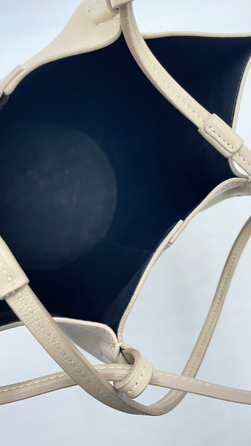 Borsa a secchiello in pelle