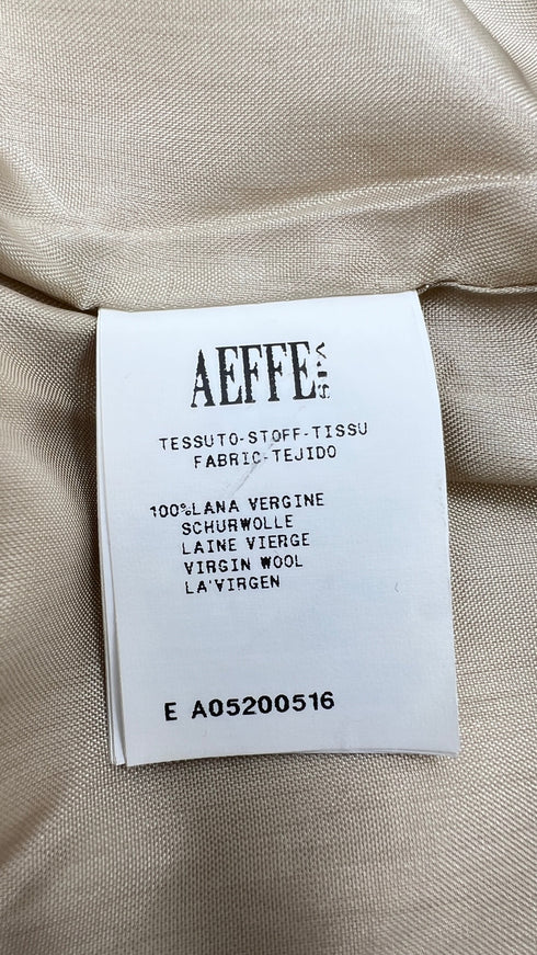 Blazer beige in lana