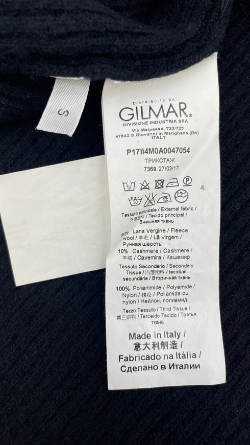 Maglione nero in lana-cashmere