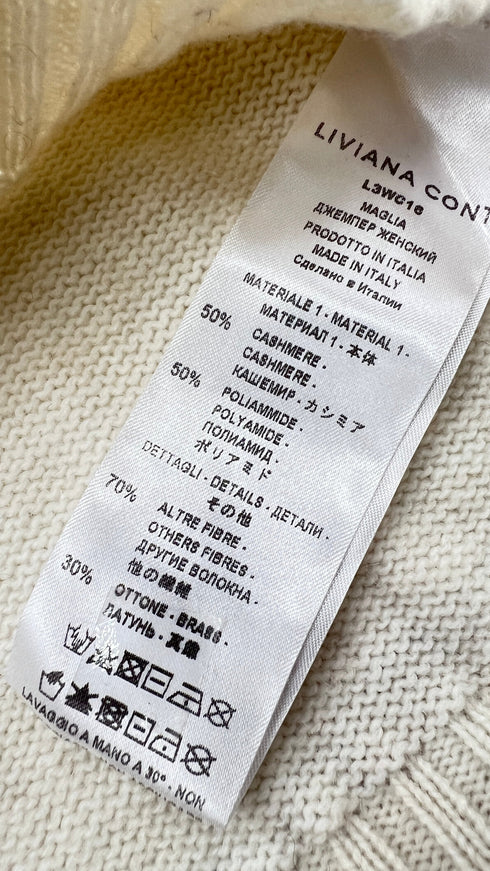 Maglia inserto catena e cartellino