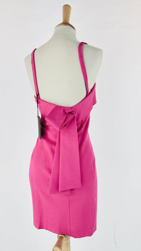 Abito rosa con maxi-fiocco new with tags