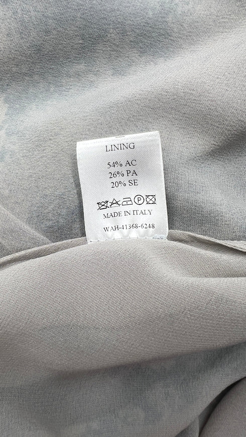 Abito midi collo a fiocco